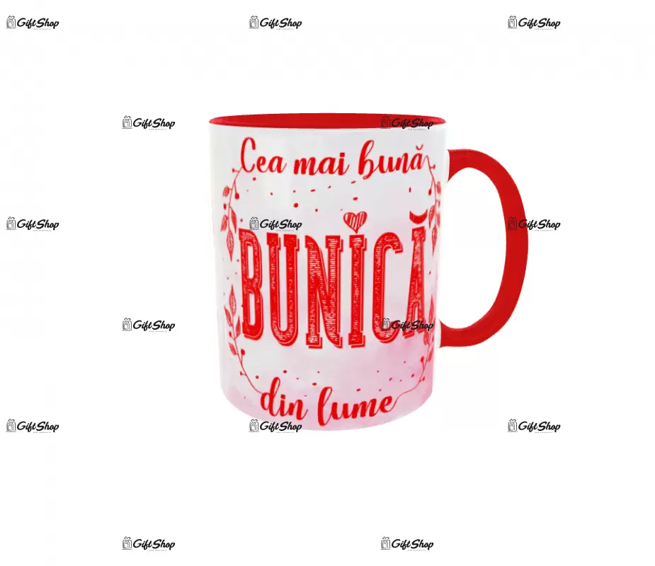Cea mai buna bunica din lume, cana ceramica, 330ml, cgs1082b